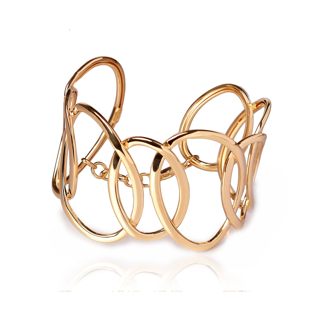 צמיד אובלי רחב