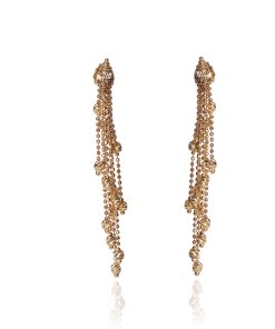 עגילי מניפת החרוזים