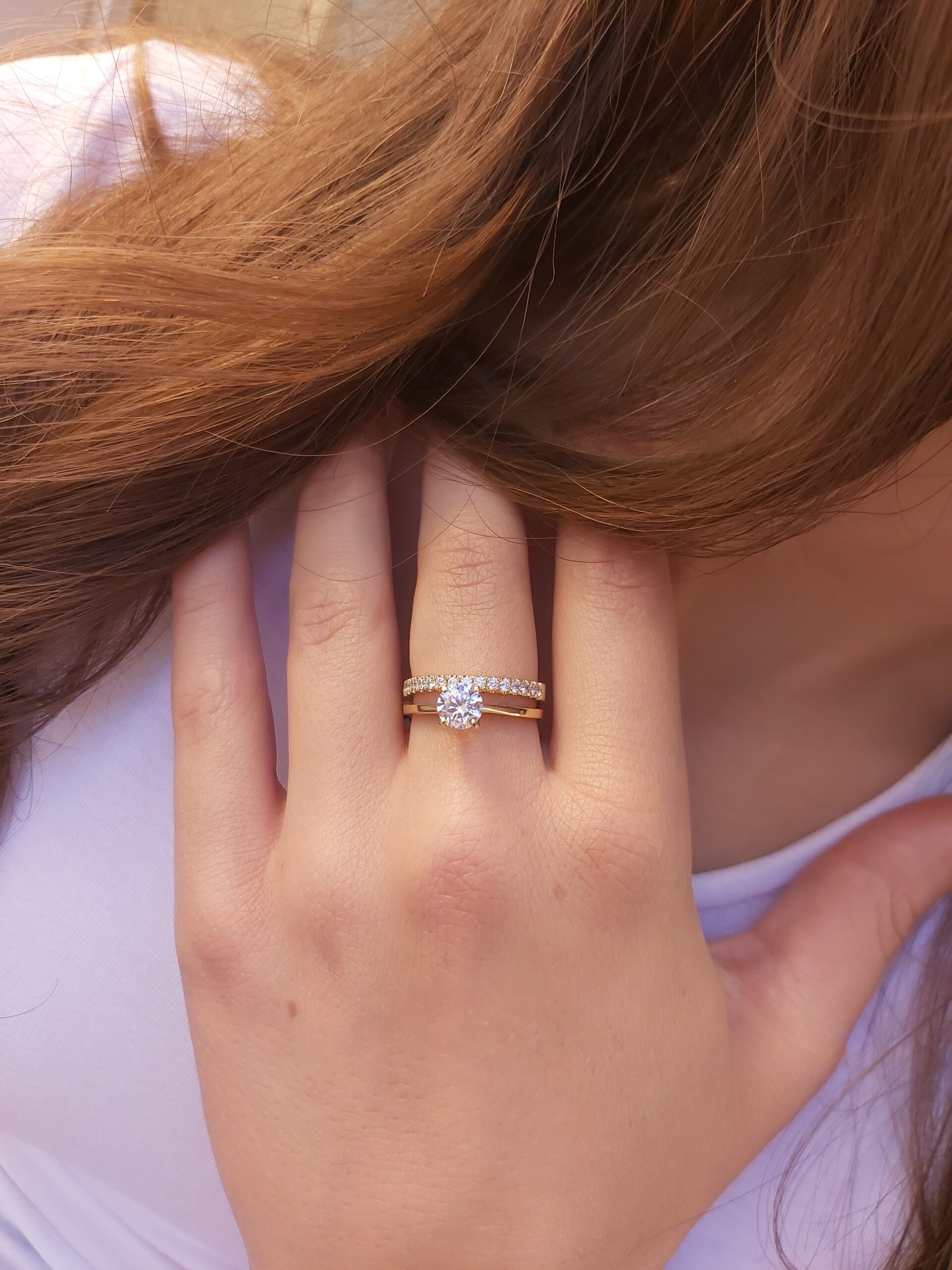 טבעת אירוסין מחוברת