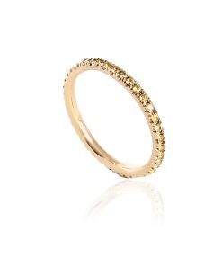 טבעת איטרניטי צהובה