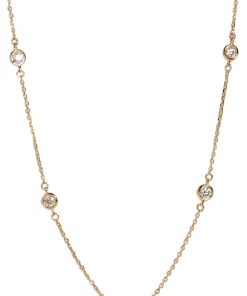 שרשרת יהלומים צמודה