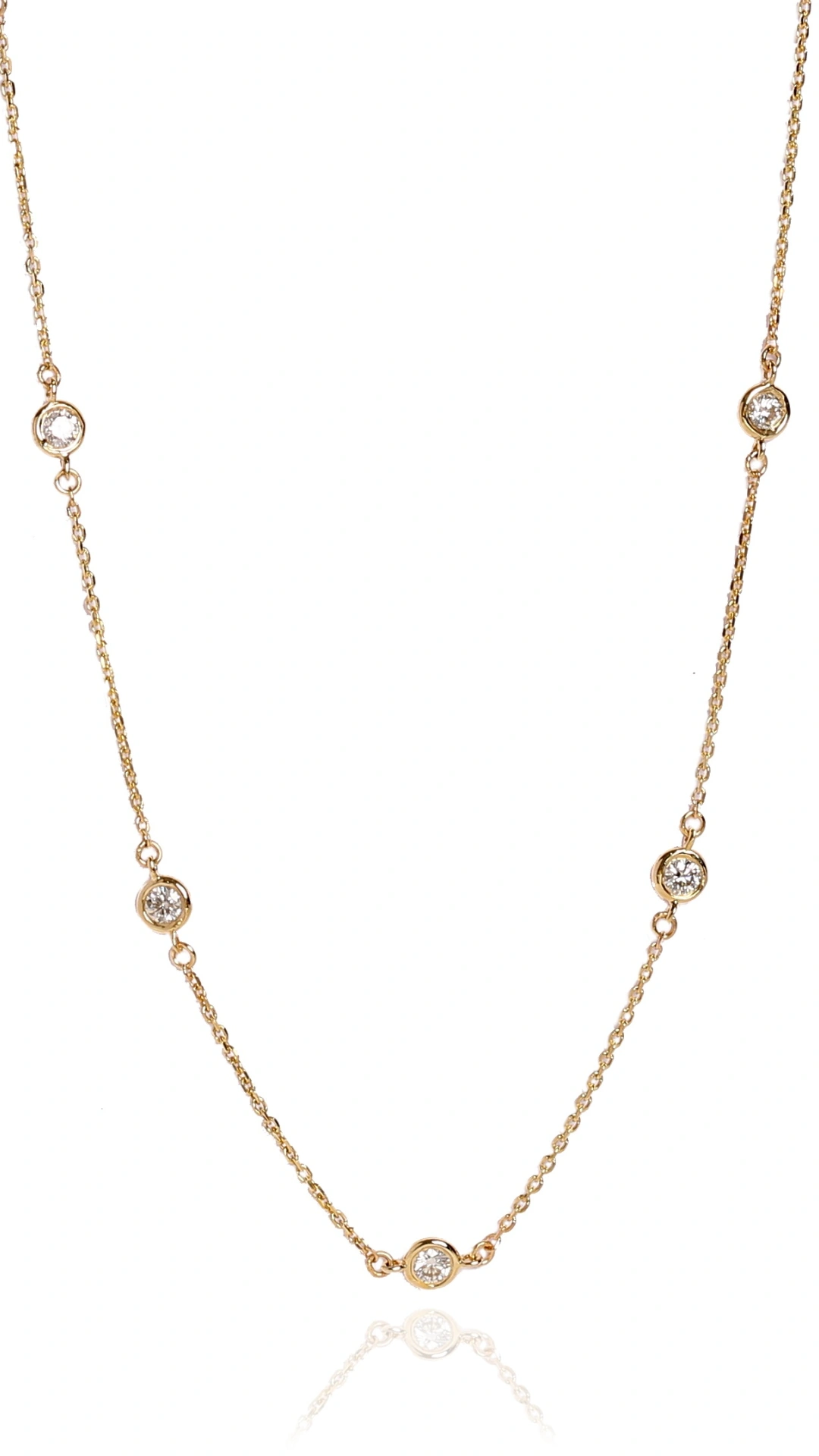 שרשרת יהלומים צמודה