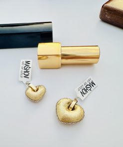 תליון לב זהב צהוב