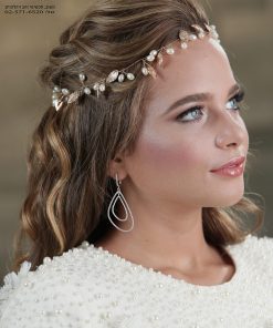 עגילי טיפה כפולה