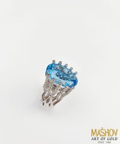 טבעת אוקיינוס יהלומית