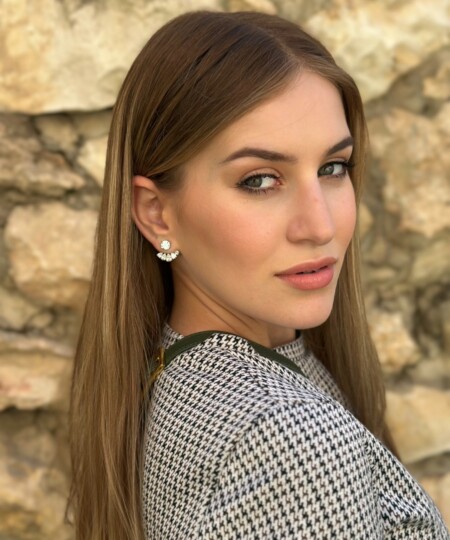 עגילי יהלומי מעבדה Ear Jackets מקולקציית טיימלס | Timeless Lab-Grown Diamond Earrings